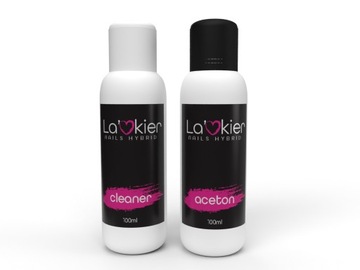 Zestaw do ściągania hybryd Aceton Cleaner La'kier