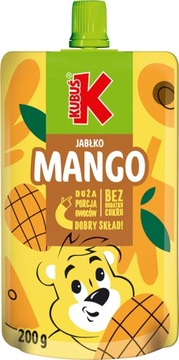 KUBUŚ Mus dla dzieci o smaku jabłko-mango 200 g