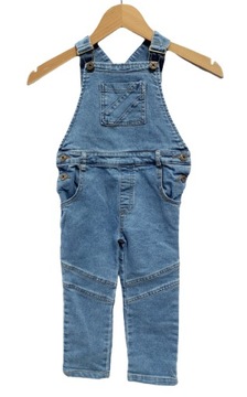 Ogrodniczki Jeansowe 110 cm 5 Dzinsowe Kombinezon