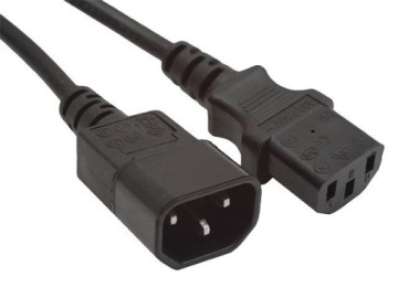 Удлинительный силовой кабель IEC 320 C13/C14, 3 м