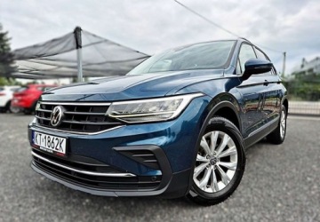 Volkswagen Tiguan II SUV Facelifting 2.0 TDI 150KM 2021 Volkswagen Tiguan LIFT DSG Navi Led 3xKlimatronik Kamera 2xPDC Oryginal No