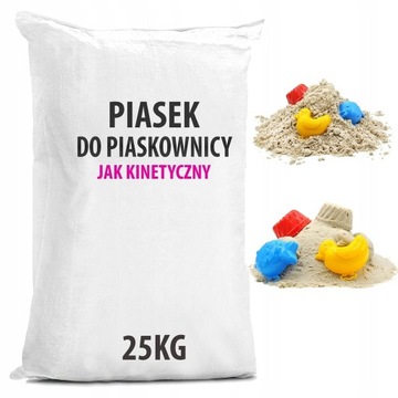 Piasek do piaskownicy JAK KINETYCZNY atest 25