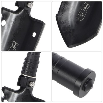 Черная ручка из нержавеющей стали,