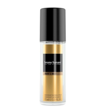 BRUNO BANANI Dezodorant dla Mężczyzn Mans Best w Naturalnym Sprayu Deo 75ml