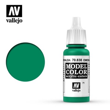 Модель Vallejo Цвет 70.838 ИЗУМРУДНЫЙ 17 мл