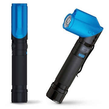 Latarka taktyczna Newell FL1000LUV USB-C z UV i Laserem IP54 1000 lm Magnes