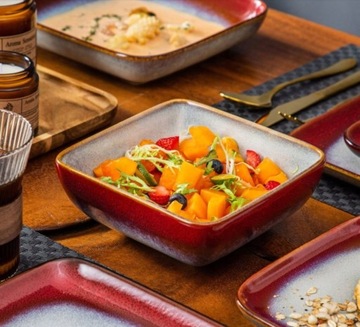 VANCASSO STERN Рождественский столовый сервиз из керамогранита на 4 персоны/16 шт.