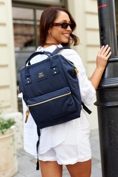 Himawari Женский рюкзак емкость для USB -ноутбука емкость для работы