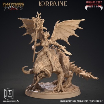 Lorraine Clay Cyanide Miniatures 28 mm