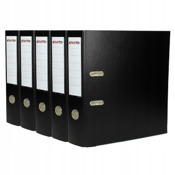 Segregator A4 Bantex Classic PP 7,5 cm czarny 5 szt