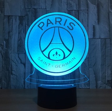 3D LED ночник PSG Paris Saint-Germain