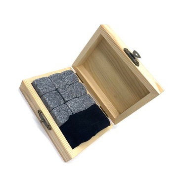 Каменные кубики льда и камни для напитков виски