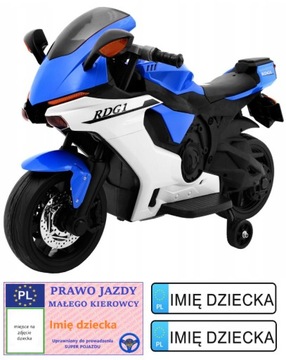 DUŻY MOTOR na akumulator RDG1 motorek