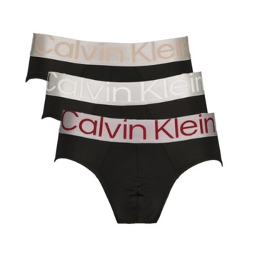 CALVIN KLEIN SLIPY MĘSKIE 3-PACK STEEL M