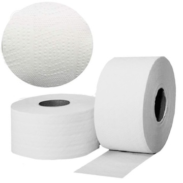 Papier toaletowy biały JUMBO 100mb 12szt