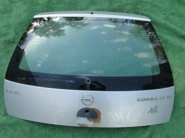 Opel Corsa C tylna klapa 5D Z147 + szyba