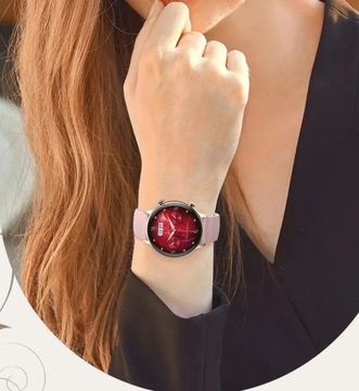 Zegarek SMARTWATCH Rubicon biały AMOLED prezent na komunię dla dziewczynki