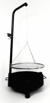 Grill ogrodowy ogniskowy ŻURAW fi 70cm.