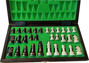 ДЕРЕВЯННЫЕ ШКОЛЬНЫЕ ШАХМАТЫ (28х28см) - не только для детей