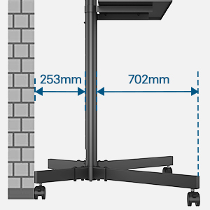 Mobilny STOJAK TV Stand do Telewizora LCD 32-85'