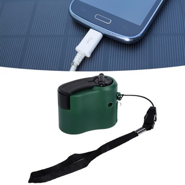 MINI ŁADOWARKA KORBA RĘCZNA USB TELEFON AWARYJNY