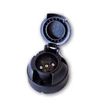Gniazdo przyczepy 7 / 12V plastikowe 7 PIN