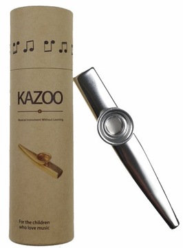 KAZOO METALOWE KERA AUDIO K-1S SREBRNY