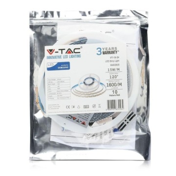 Светодиодная лента SMD2835 1200LED 1600lm/m 24V IP20 10м