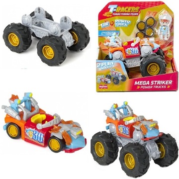 T-RACERS Auto MEGA STRIKER + Power Trucks TUNING