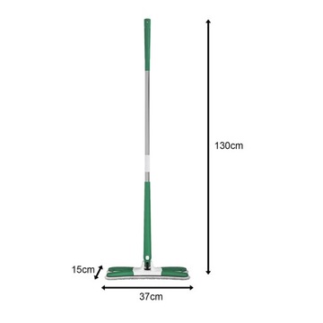 Mop z mikrofibry x Type Płaski mop do podłóg, zielony