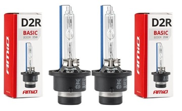2x D2R ŻARNIKI XENON 8000K HOMOLOGACJA AMiO
