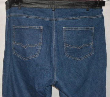 Spodnie skórzano-jeansowe Emilia lay 46/48