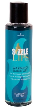 ROZGRZEWAJĄCY ŻEL STYMULUJĄCY SIZZLE LIPS WARMING EDIBLE BLUEBERRY 125 ML