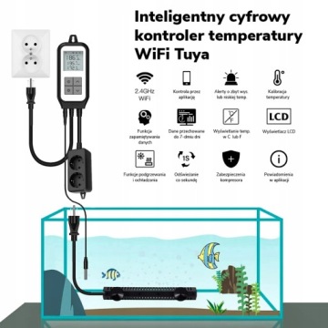 Контроллер температуры отопления и охлаждения TUYA WiFi