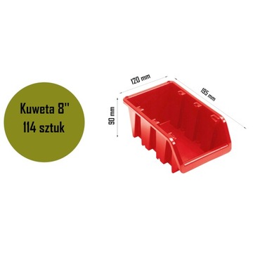 ДОСКА НАСТЕННАЯ ДЛЯ МАСТЕРСКОЙ 230х78 СМ 114 КУБИКОВ