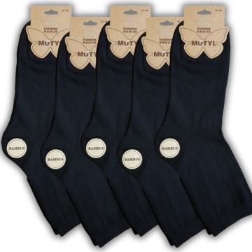 5 Х НОСКИ ЖЕНСКИЕ БАМБУКОВЫЕ НОСКИ ЧЕРНЫЕ БАМБУКОВЫЕ 35/38