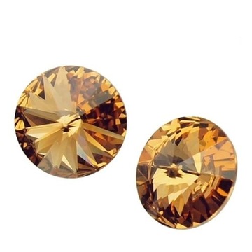 Swarovski 1122 Rivoli SS39 L Colorado Topaz F