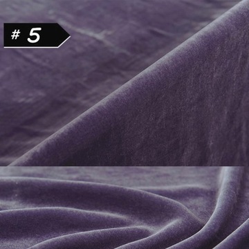 Morwa Jedwabny Tkanina Aksamit Sukienka Tkanina DIY, Purple
