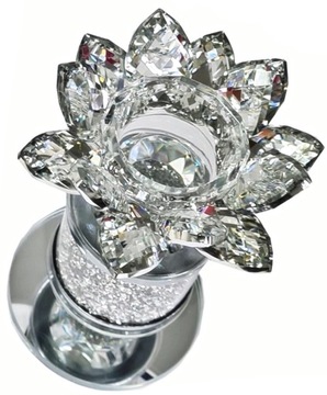 ГЛАМУРНАЯ ЛАМПА ПОДСВЕЧНИК CRYSTAL LOTOS OUTLET AJS74