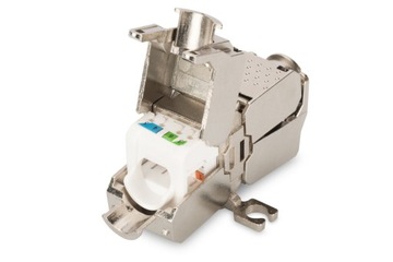 Модульный цилиндрический разъем Cat.6A STP, экран 2x RJ45