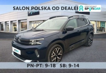 Citroen C5 Aircross I SUV Plug-In Facelifting 1.6 PureTech Plug-In 225KM 2023 Citroen C5 Aircross 1.6 PHEV 225 Shine Pack EAT8 SalonPL Kredyt 0 Leasing
