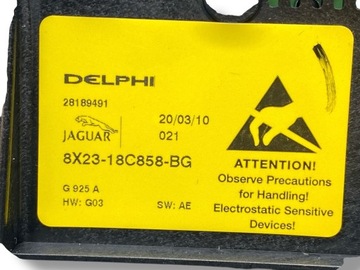 JAGUAR XF X250 2010 PANEL KLIMATIZACE