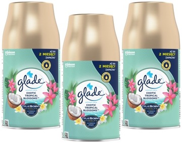 GLADE Zapas do odświeżacza EXOTIC TROPICAL 269 ml x3