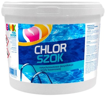 GAMIX CHLOR SZOK DO BASENU CHEMIA BASENOWA 5 KG