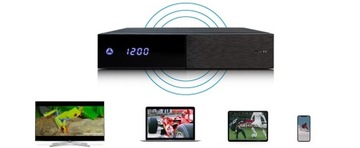Комбинированный декодер AB PULSe 4K, 2x МОДУЛЬ CI ENIGMA DVB-T