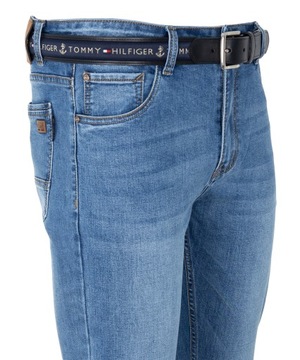 Spodnie jeansy W39 niebieskie dżinsy