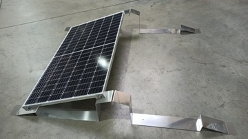 Балластная опора 20 градусов. Конструкция кронштейна PV Alu.