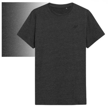 4F T-shirt Koszulka Męska TTSHM536 SZARA XL