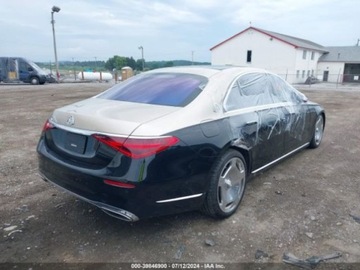 Mercedes 2021 Mercedes-Benz Klasa S 2021r., S 580 4MATIC, od ubezpieczalni 4.0 Benzyna, zdjęcie 6