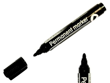 ПЕРМАНЕНТНЫЙ МАРКЕР ЧЕРНЫЙ ВОДОНЕПРОНИЦАЕМЫЙ РУЧКА 80 шт.